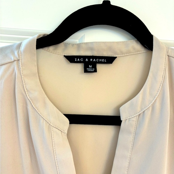 Zac & Rachel tan tunic. Sz med - Picture 2 of 2